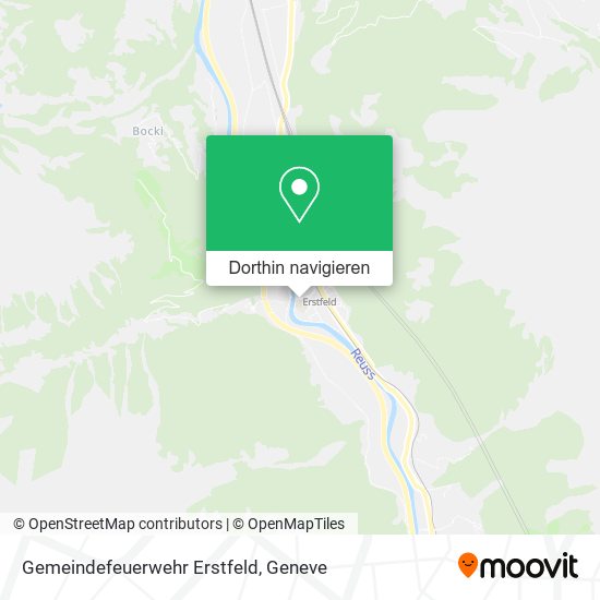 Gemeindefeuerwehr Erstfeld Karte