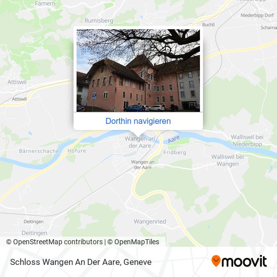 Schloss Wangen An Der Aare Karte