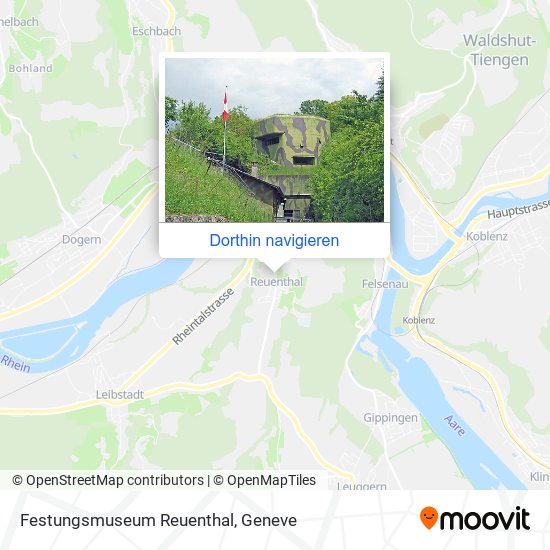 Festungsmuseum Reuenthal Karte