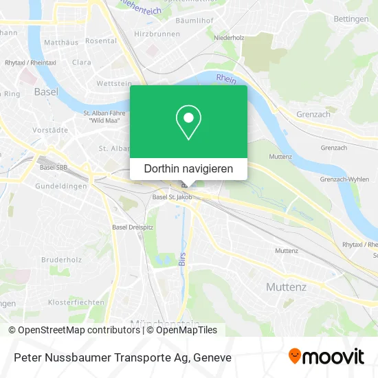 Peter Nussbaumer Transporte Ag Karte