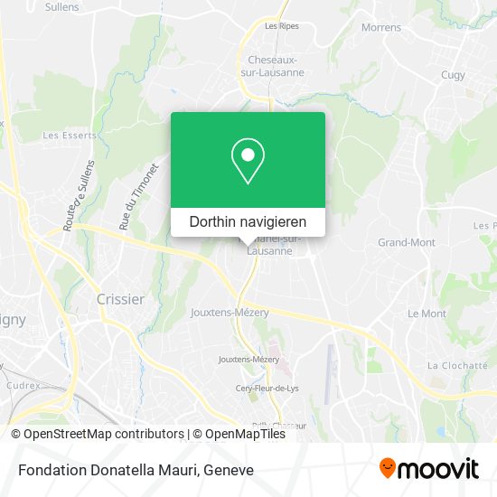 Fondation Donatella Mauri Karte