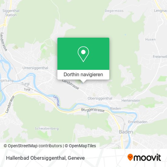 Hallenbad Obersiggenthal Karte