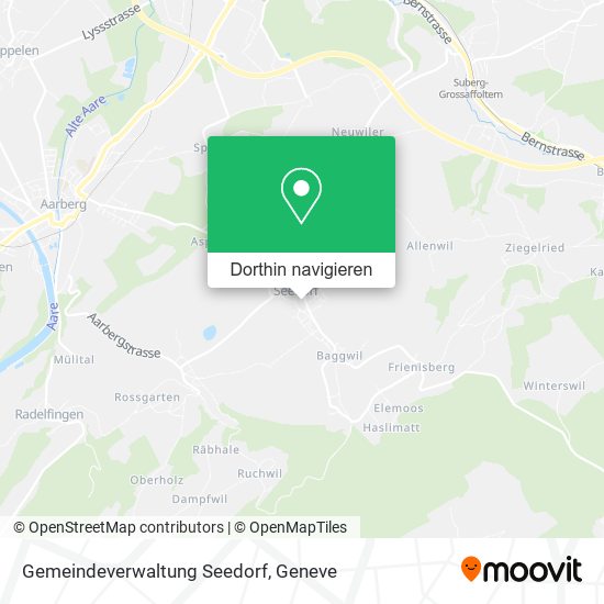 Gemeindeverwaltung Seedorf Karte