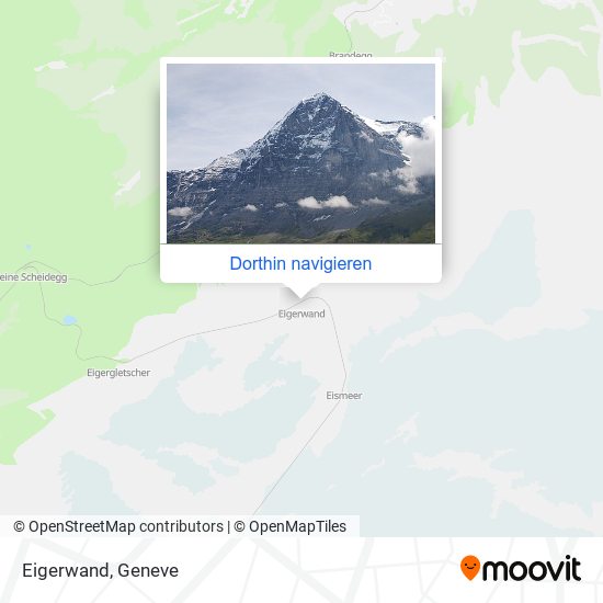 Eigerwand Karte