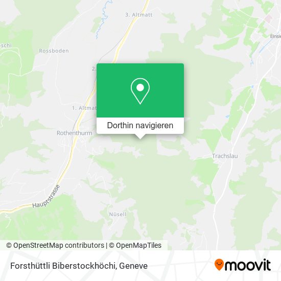 Forsthüttli Biberstockhöchi Karte
