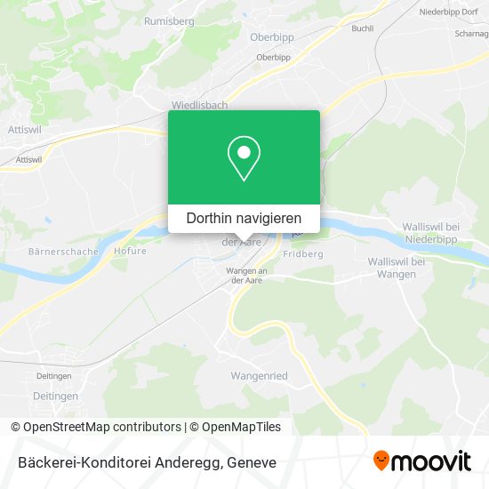 Bäckerei-Konditorei Anderegg Karte
