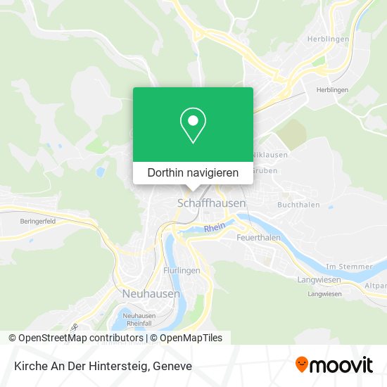 Kirche An Der Hintersteig Karte