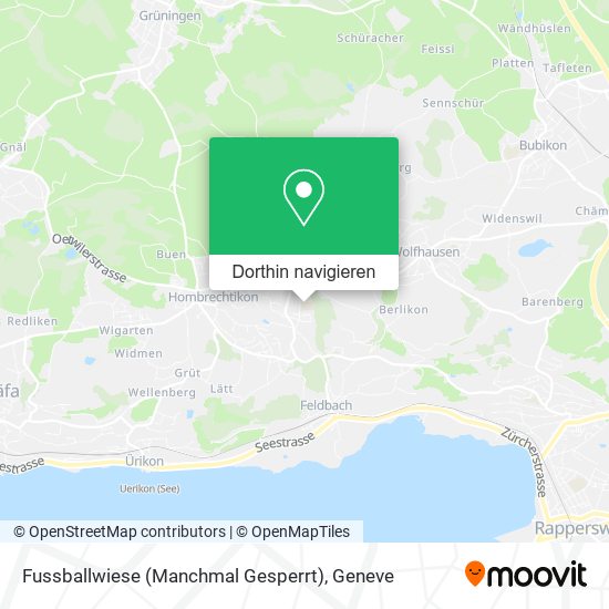 Fussballwiese (Manchmal Gesperrt) Karte