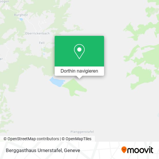 Berggasthaus Urnerstafel Karte