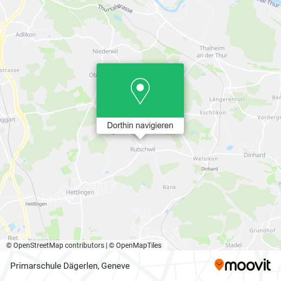 Primarschule Dägerlen Karte