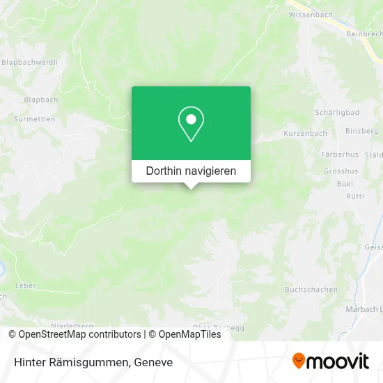 Hinter Genus Wie kommt man mit öffentlichen Verkehrsmitteln nach Hinter Rämisgummen?