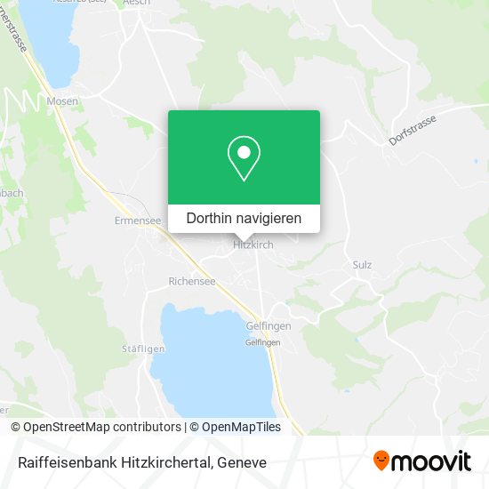 Raiffeisenbank Hitzkirchertal Karte