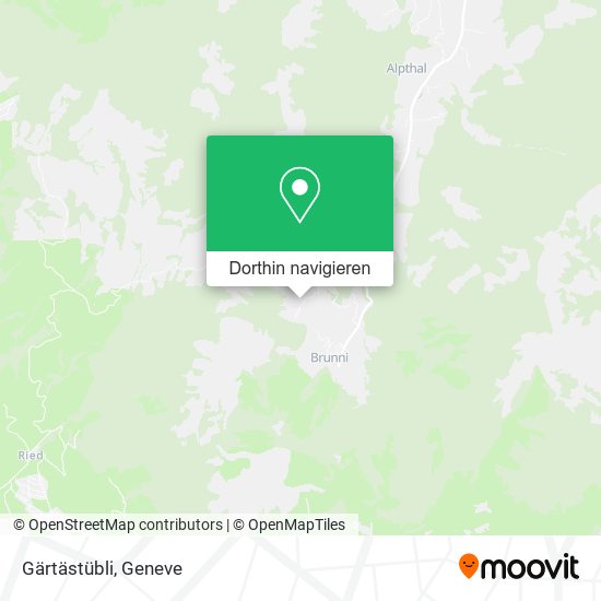 Gärtästübli Karte