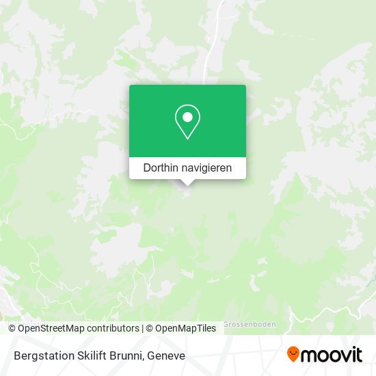 Bergstation Skilift Brunni Karte