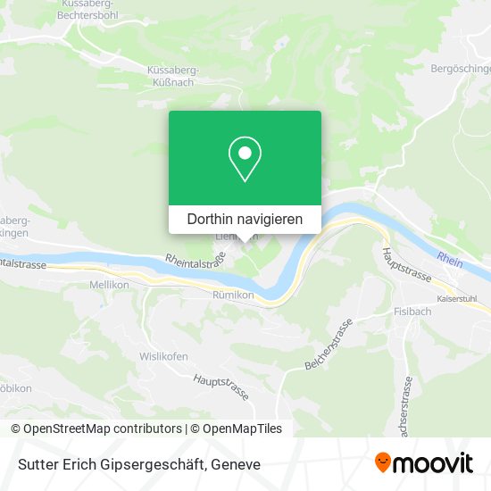 Sutter Erich Gipsergeschäft Karte