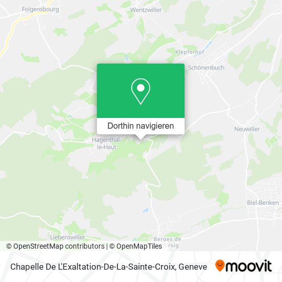 Chapelle De L'Exaltation-De-La-Sainte-Croix Karte
