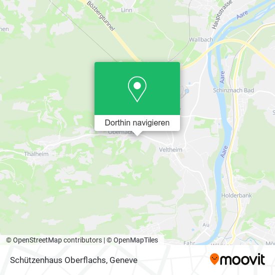 Schützenhaus Oberflachs Karte