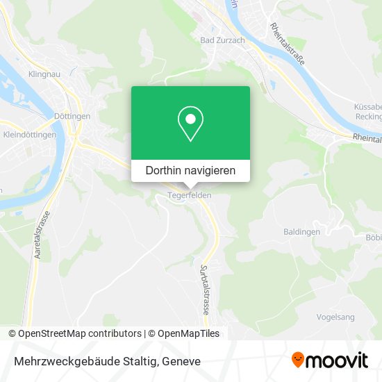 Mehrzweckgebäude Staltig Karte