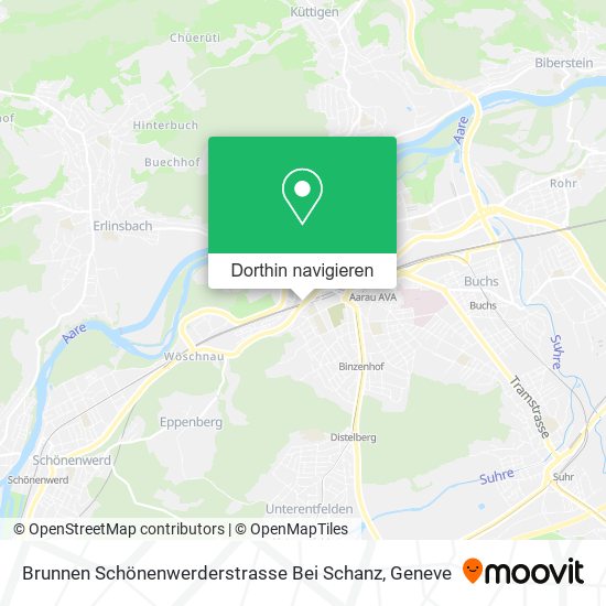 Brunnen Schönenwerderstrasse Bei Schanz Karte
