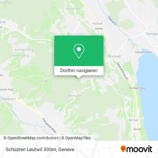 Schüzten Leutwil 300m Karte