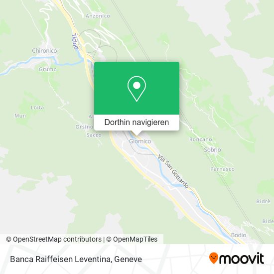 Banca Raiffeisen Leventina Karte