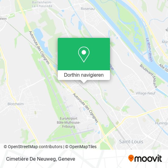 Cimetière De Neuweg Karte