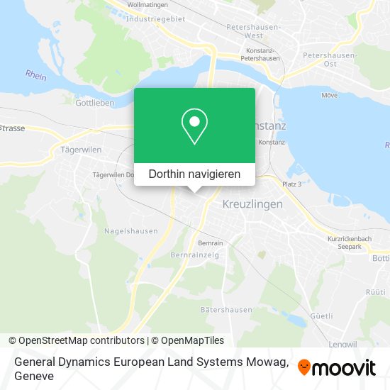 General Dynamics European Land Systems Mowag Karte