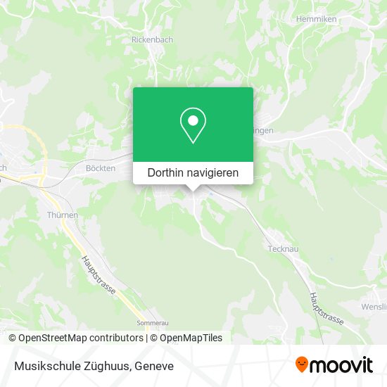 Musikschule Züghuus Karte