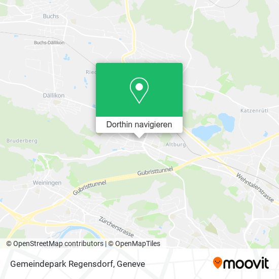 Gemeindepark Regensdorf Karte