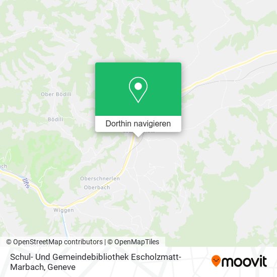 Schul- Und Gemeindebibliothek Escholzmatt-Marbach Karte
