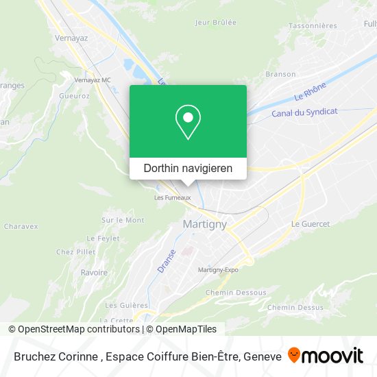Bruchez Corinne , Espace Coiffure Bien-Être Karte