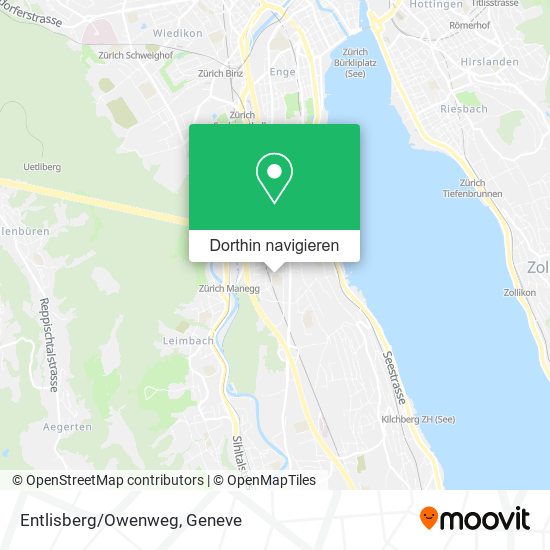 Entlisberg/Owenweg Karte