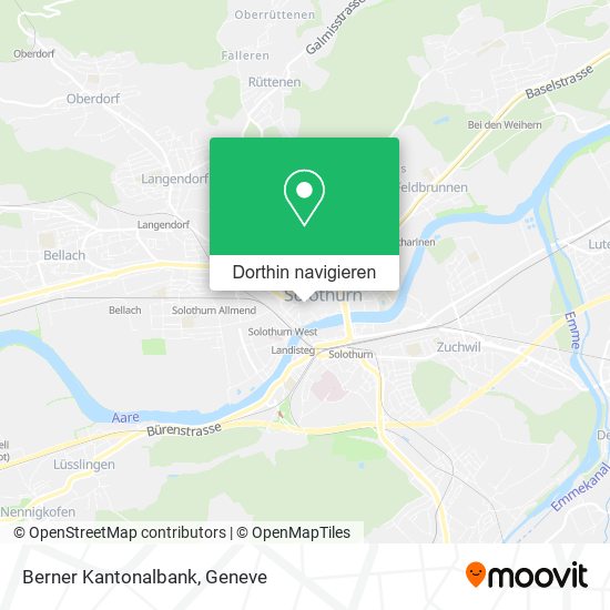 Berner Kantonalbank Karte