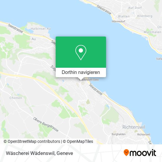 Wäscherei Wädenswil Karte