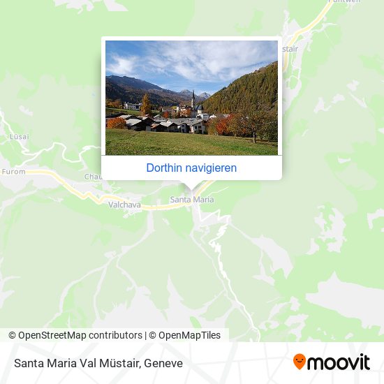 Santa Maria Val Müstair Karte