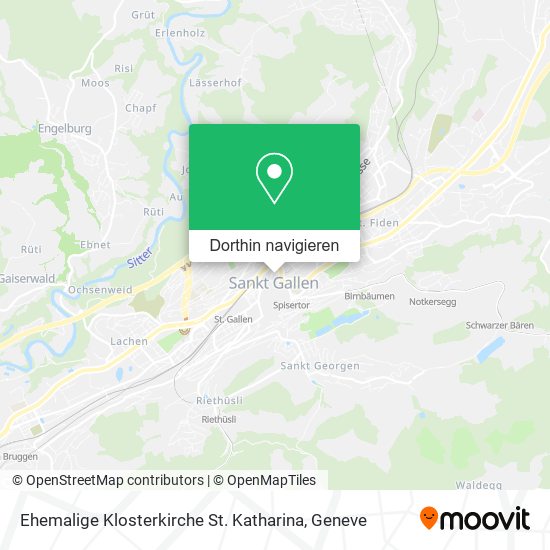 Ehemalige Klosterkirche St. Katharina Karte