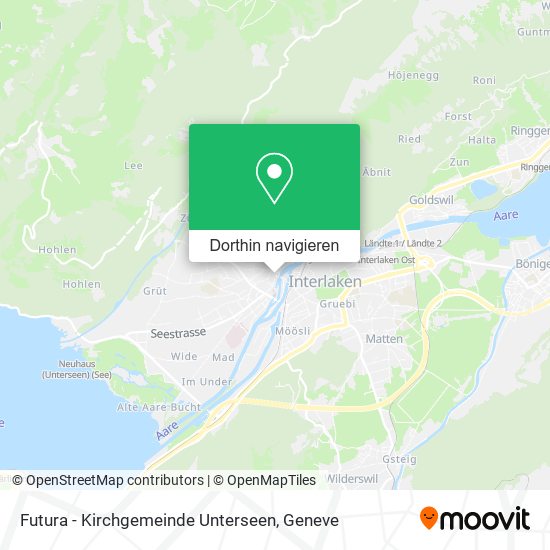 Futura - Kirchgemeinde Unterseen Karte