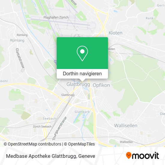 Medbase Apotheke Glattbrugg Karte