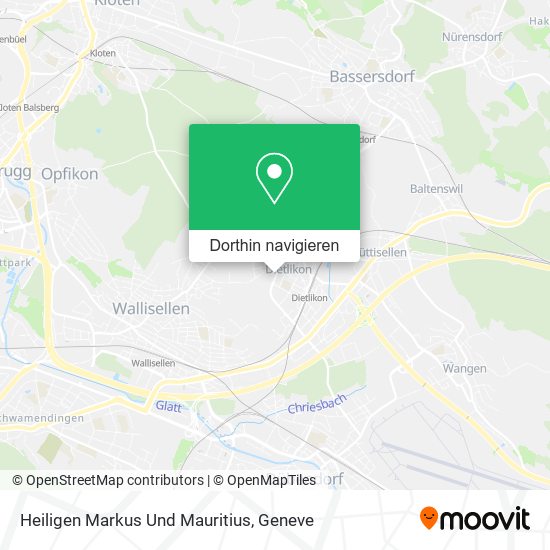 Heiligen Markus Und Mauritius Karte