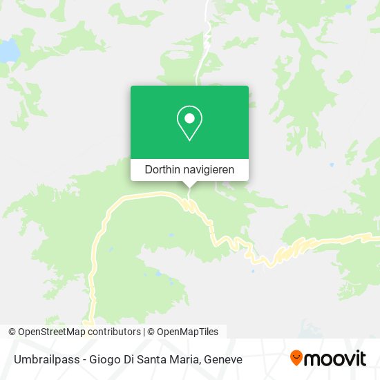 Umbrailpass - Giogo Di Santa Maria Karte