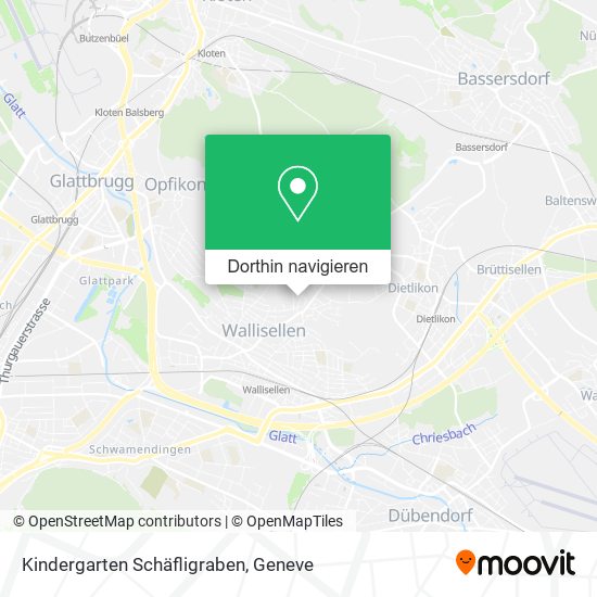 Kindergarten Schäfligraben Karte