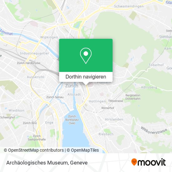 Archäologisches Museum Karte