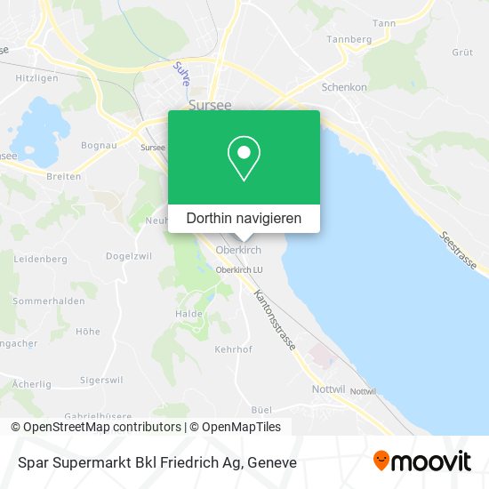 Spar Supermarkt Bkl Friedrich Ag Karte