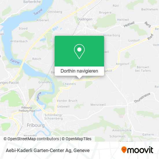 Aebi-Kaderli Garten-Center Ag Karte