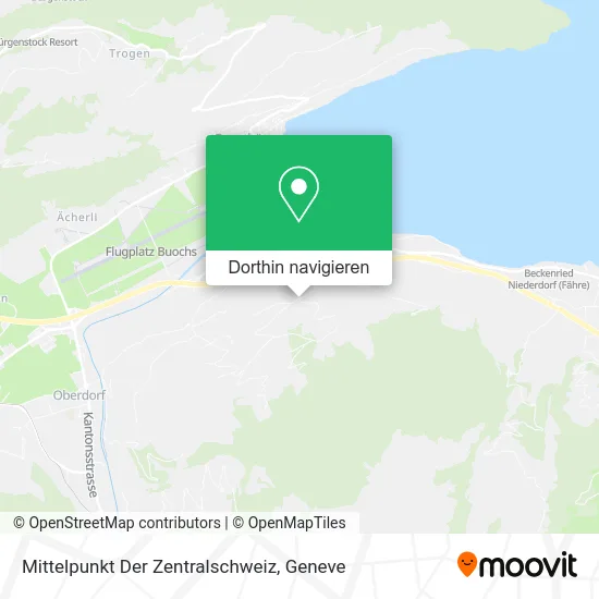 Mittelpunkt Der Zentralschweiz Karte