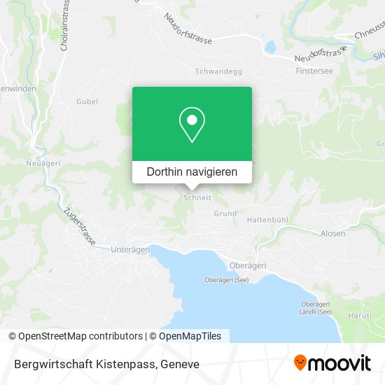 Bergwirtschaft Kistenpass Karte