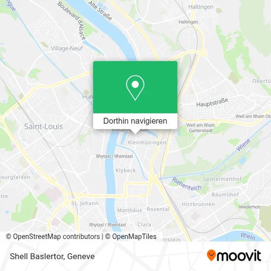 Shell Baslertor Karte