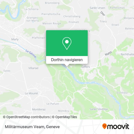 Militärmuseum Veam Karte