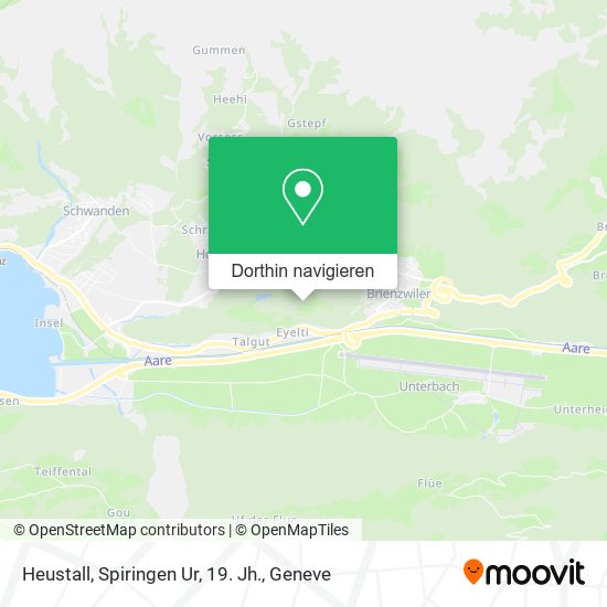 Heustall, Spiringen Ur, 19. Jh. Karte