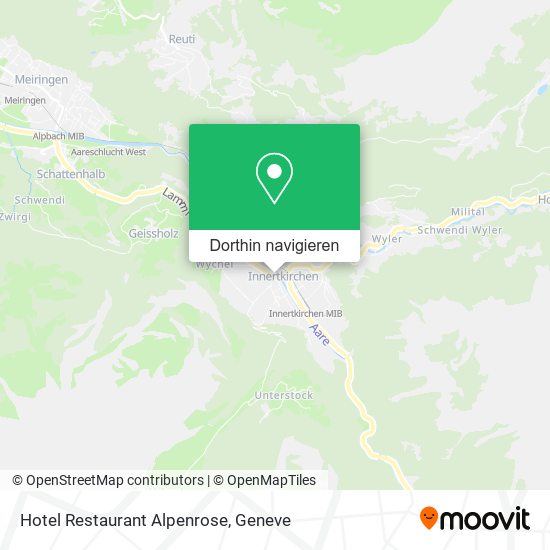 Hotel Restaurant Alpenrose Karte